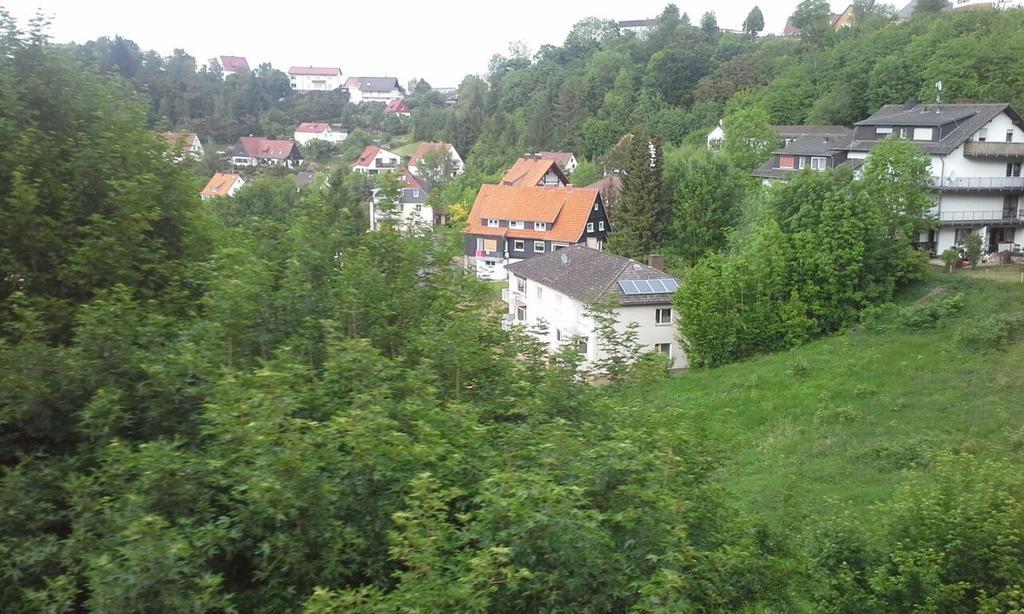 Schlossberg Ferienwohnung Waldeck  Exteriör bild