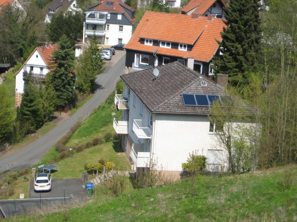 Schlossberg Ferienwohnung Waldeck  Exteriör bild