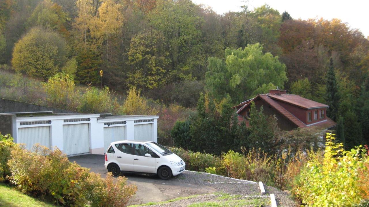 Schlossberg Ferienwohnung Waldeck  Exteriör bild