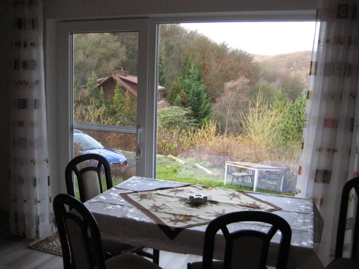 Schlossberg Ferienwohnung Waldeck  Exteriör bild