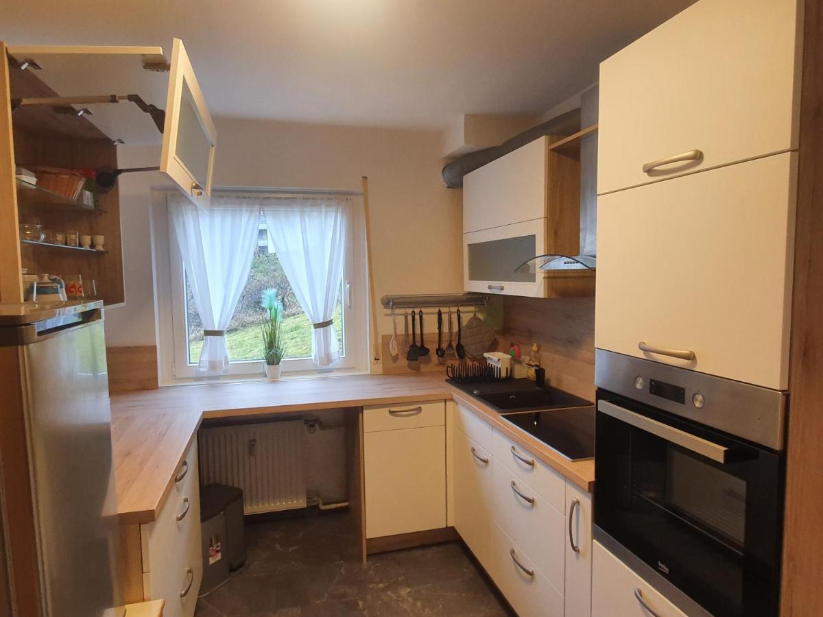 Schlossberg Ferienwohnung Waldeck  Exteriör bild