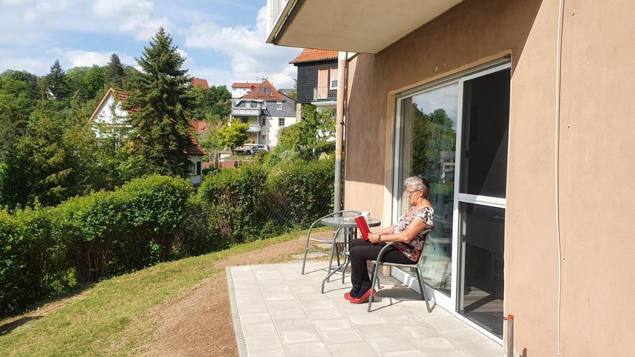 Schlossberg Ferienwohnung Waldeck  Exteriör bild